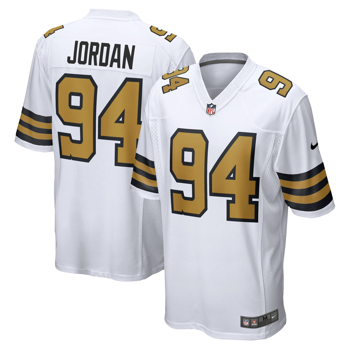 New Orleans Saints Cameron Jordan White Alternate Game Jersey
