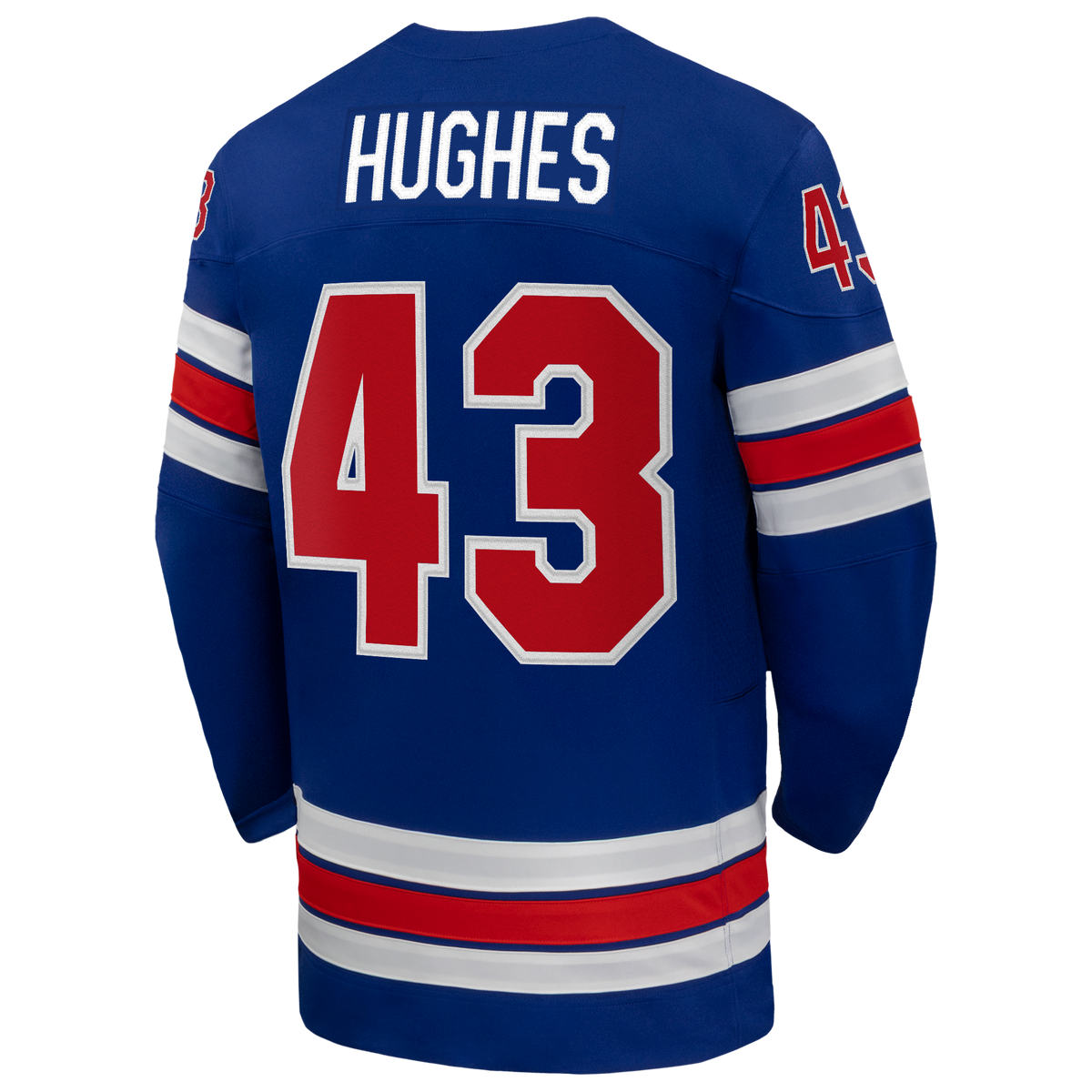 Quinn Hughes Royal US Hockey 2026 Home Replica Jersey
