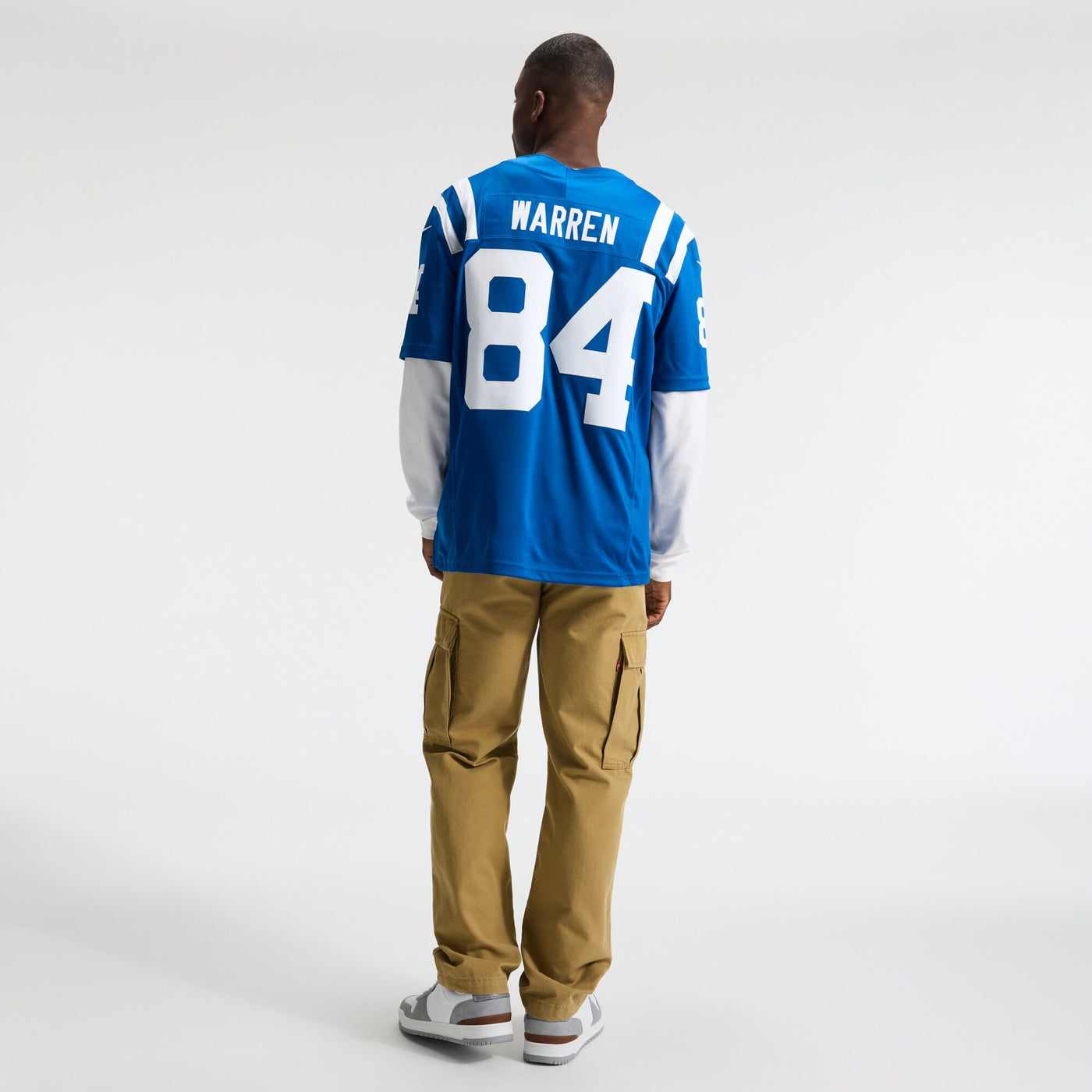 Indianapolis Colts Tyler Warren Nike Royal Team Vapor F.U.S.E. Stitched Limited Jersey