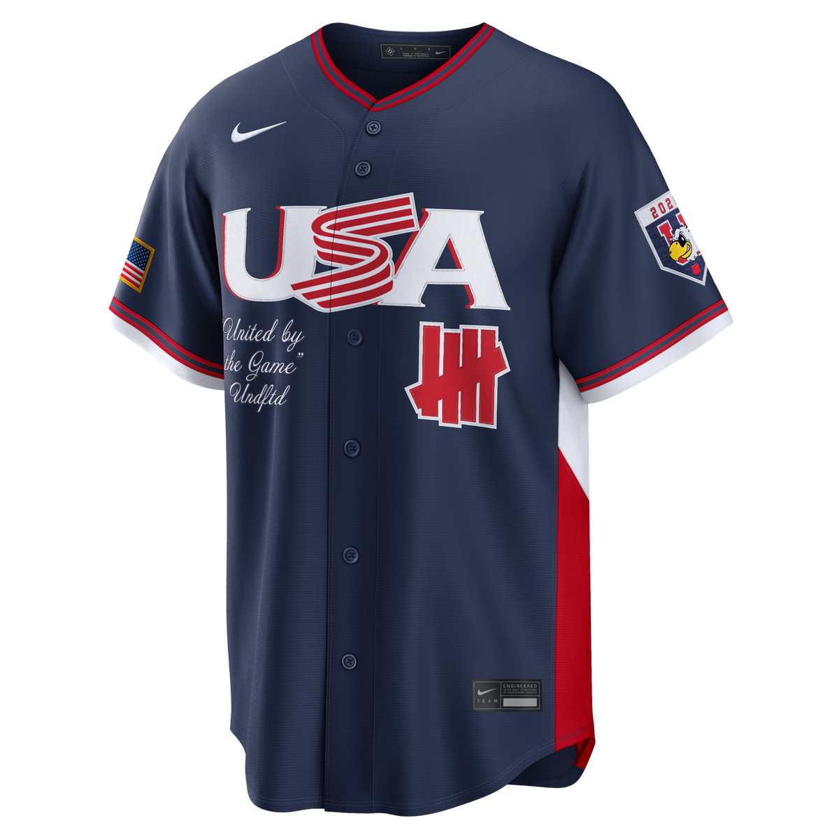 USA Baseball x Undefeated Navy 2026 World Baseball Classic Stadium Jersey