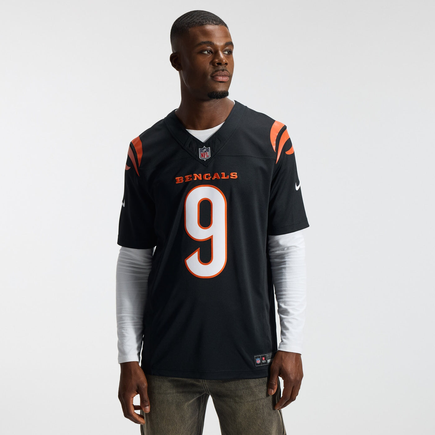 Cincinnati Bengals Joe Burrow Nike Black Team Vapor F.U.S.E. Stitched Limited Jersey