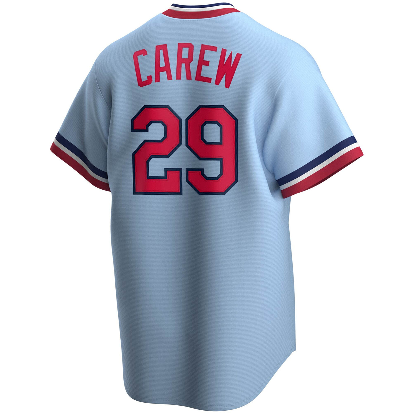 Minnesota Twins Rod Carew Nike Light Blue Road Cooperstown Collection Player Jersey