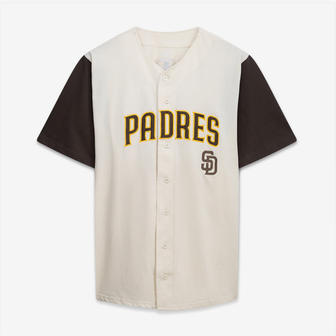San Diego Padres Profile Cream/Brown Big & Tall Two-Color Fashion Jersey