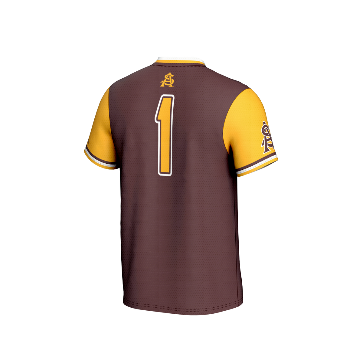 #1 Arizona State Sun Devils GameDay Greats Lightweight Collegiate Softball Fashion Jersey - Maroon