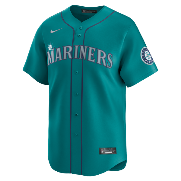 Seattle Mariners Cal Raleigh Teal Alternate Limited Jersey