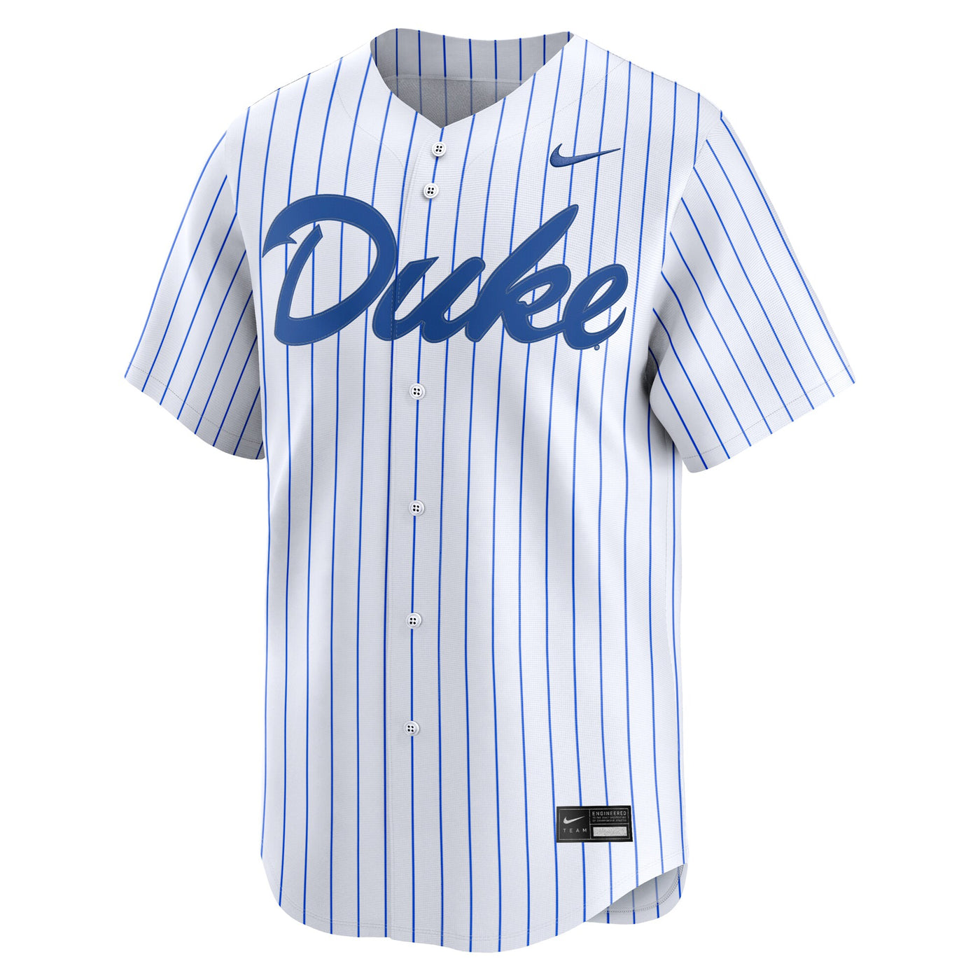 Nike White Duke Blue Devils Baseball Limited Jersey