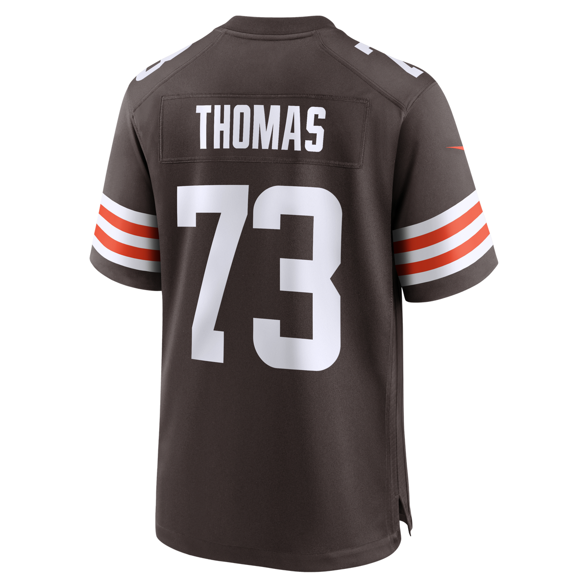 Cleveland Browns Joe Thomas Brown Retired Game Player Jersey