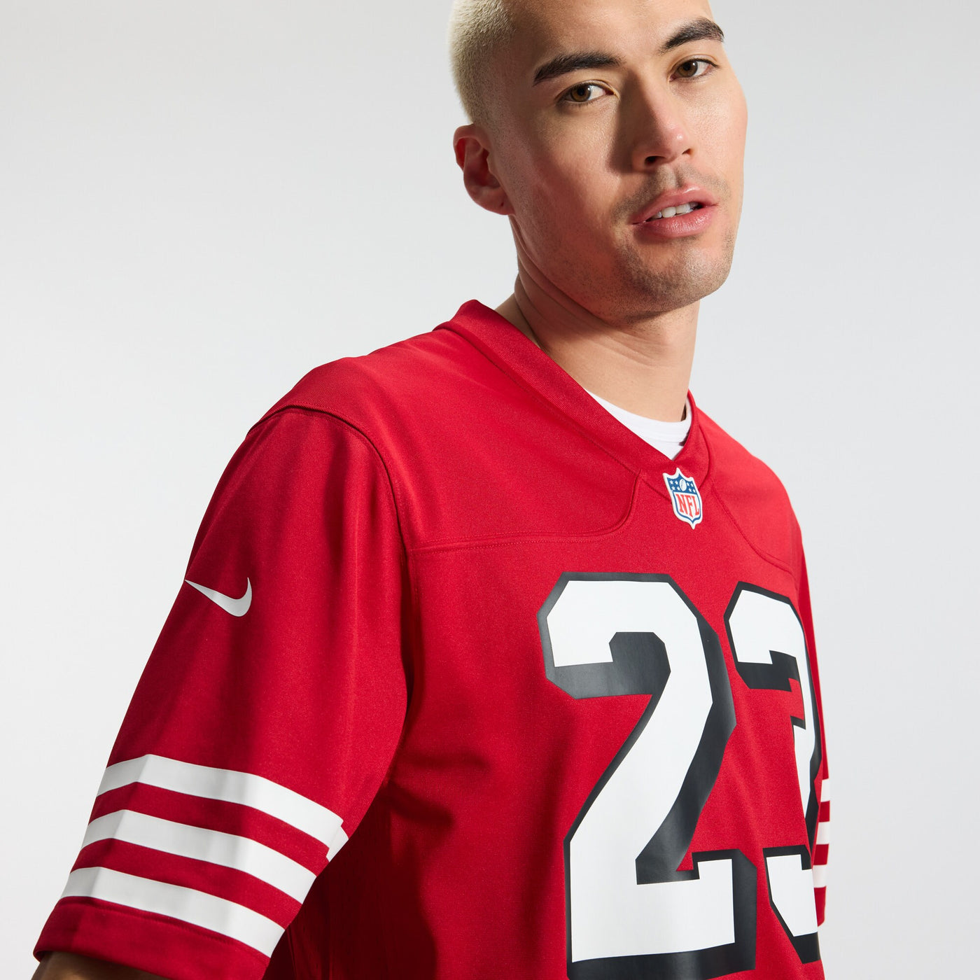San Francisco 49ers Christian McCaffrey Nike Scarlet Alternate Game Player Jersey