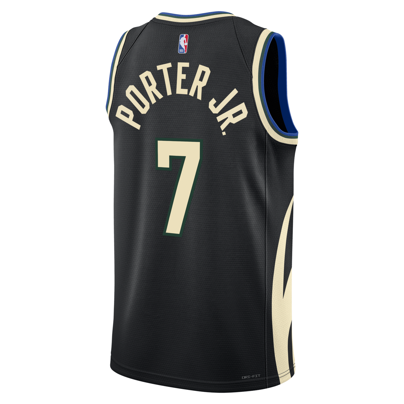 Milwaukee Bucks Jordan Brand Statement Edition Swingman Jersey - Hunter Green - Kevin Porter Jr.