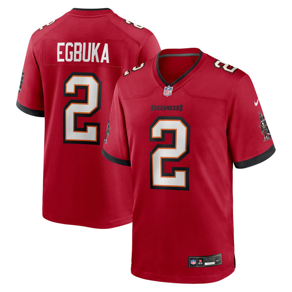 Tampa Bay Buccaneers Emeka Egbuka Nike Red Team Game Jersey