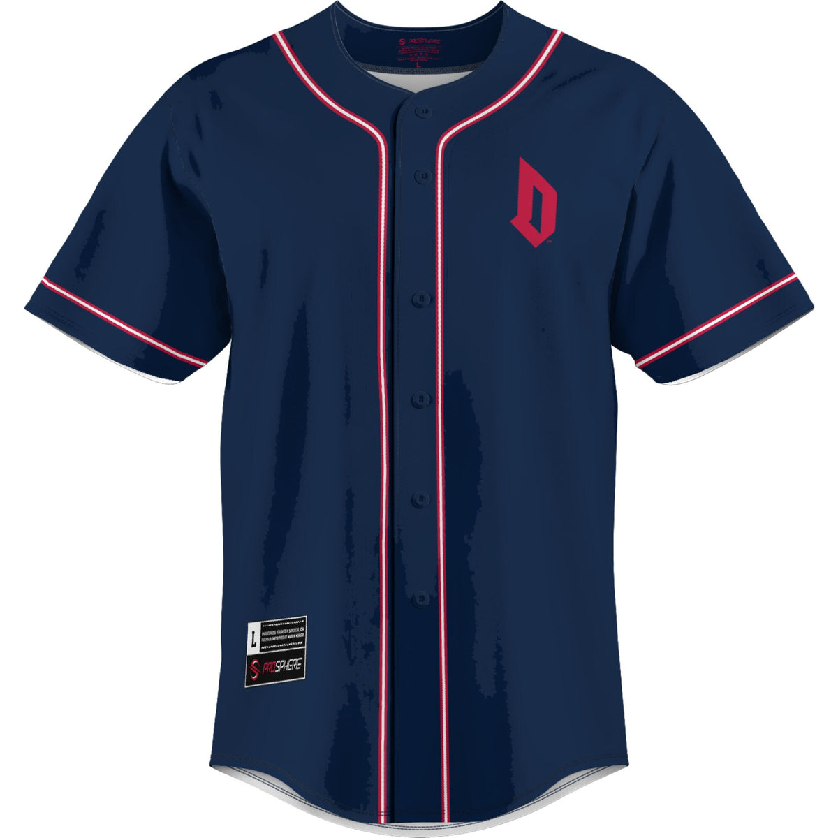 Duquesne Dukes GameDay Greats Lightweight Baseball Jersey - Blue