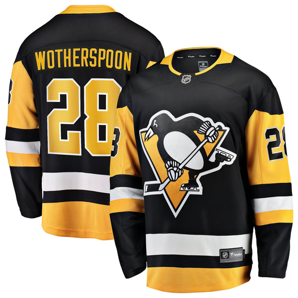 Pittsburgh Penguins Parker Wotherspoon Fanatics Black Home Breakaway Jersey