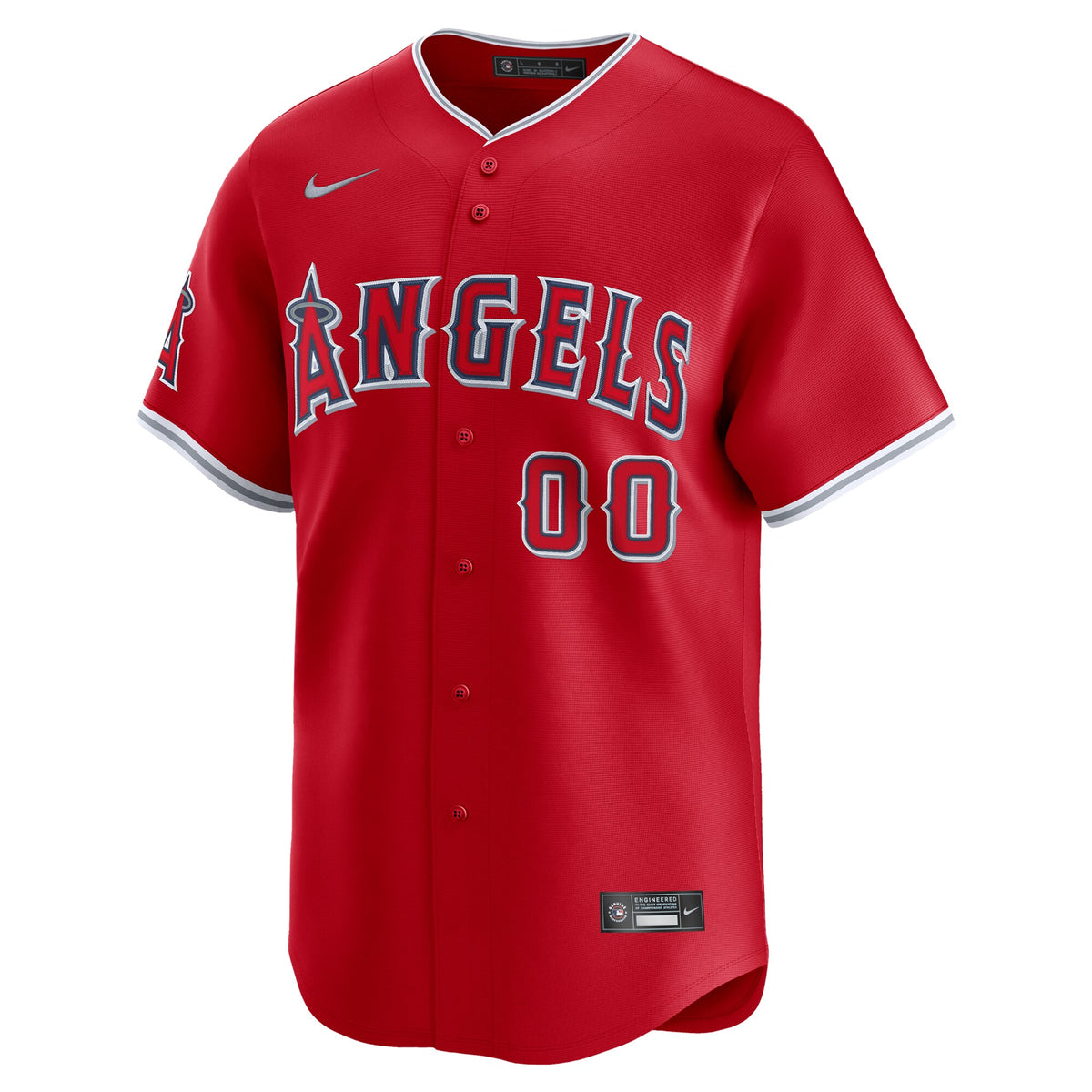 Los Angeles Angels Red Alternate Limited Custom Jersey