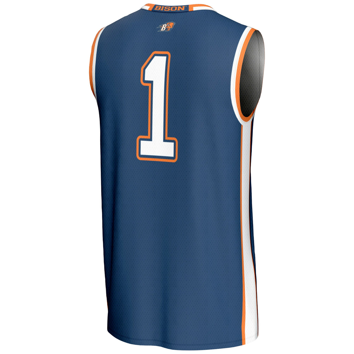 #1 Bucknell Bison GameDay Greats Lightweight Basketball Jersey - Navy