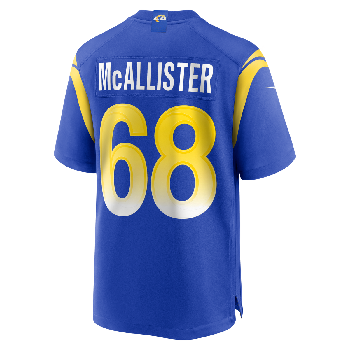 Los Angeles Rams Mike McAllister Royal Home Game Jersey