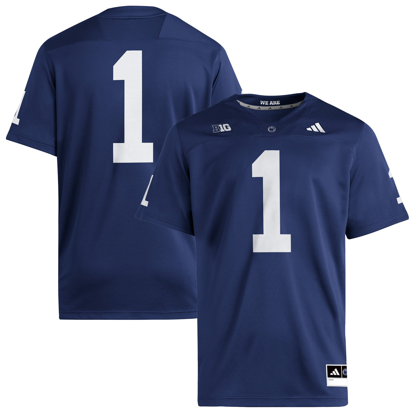 adidas #1 Navy Penn State Nittany Lions Home Premier Jersey