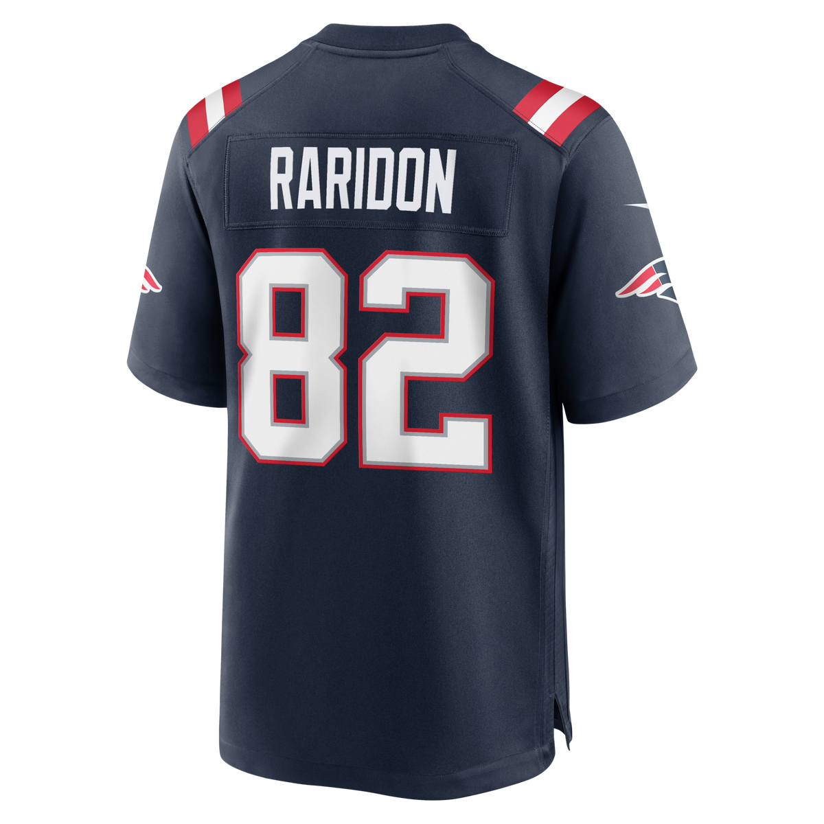 New England Patriots Eli Raridon Navy Team Game Jersey