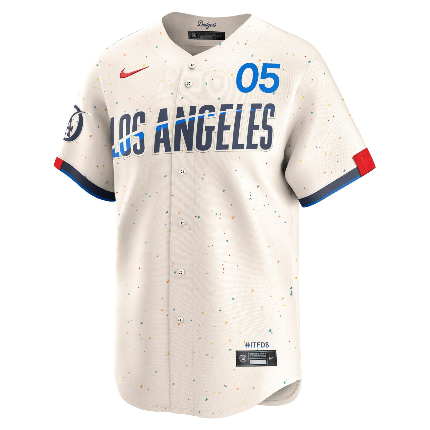 Los Angeles Dodgers Freddie Freeman Nike Cream City Connect Limited Player Jersey