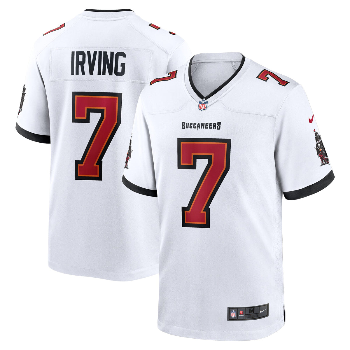 Tampa Bay Buccaneers Bucky Irving White Game Jersey