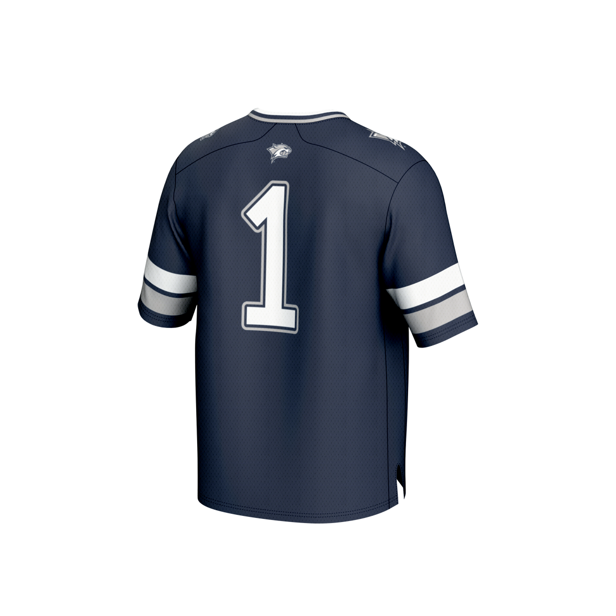 #1 New Hampshire Wildcats GameDay Greats Lightweight Collegiate Football Fashion Jersey - Navy