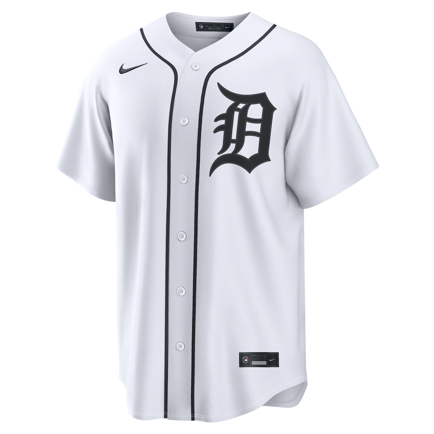 Detroit Tigers Javier Báez Nike White Home Replica Jersey