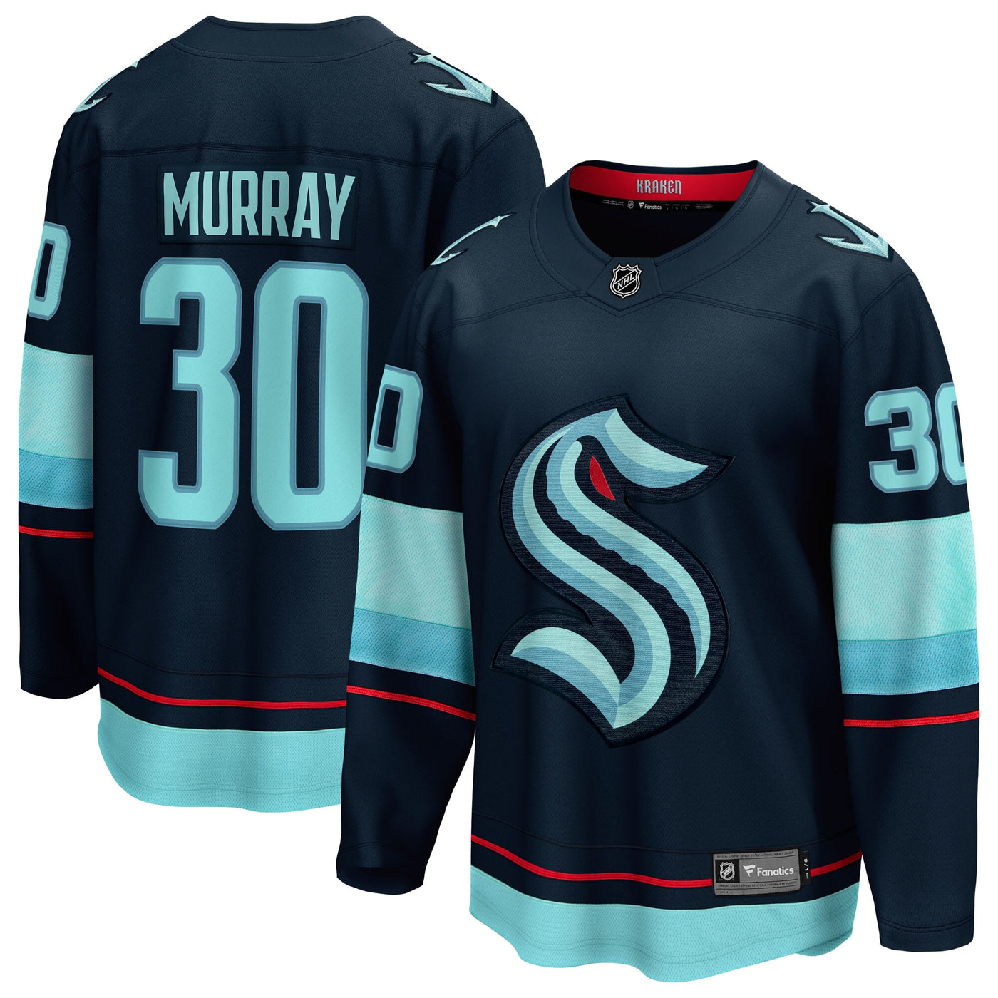 Seattle Kraken Matt Murray Fanatics Deep Sea Blue Home Breakaway Jersey