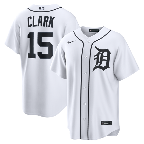 Detroit Tigers Max Clark White Home Replica Jersey