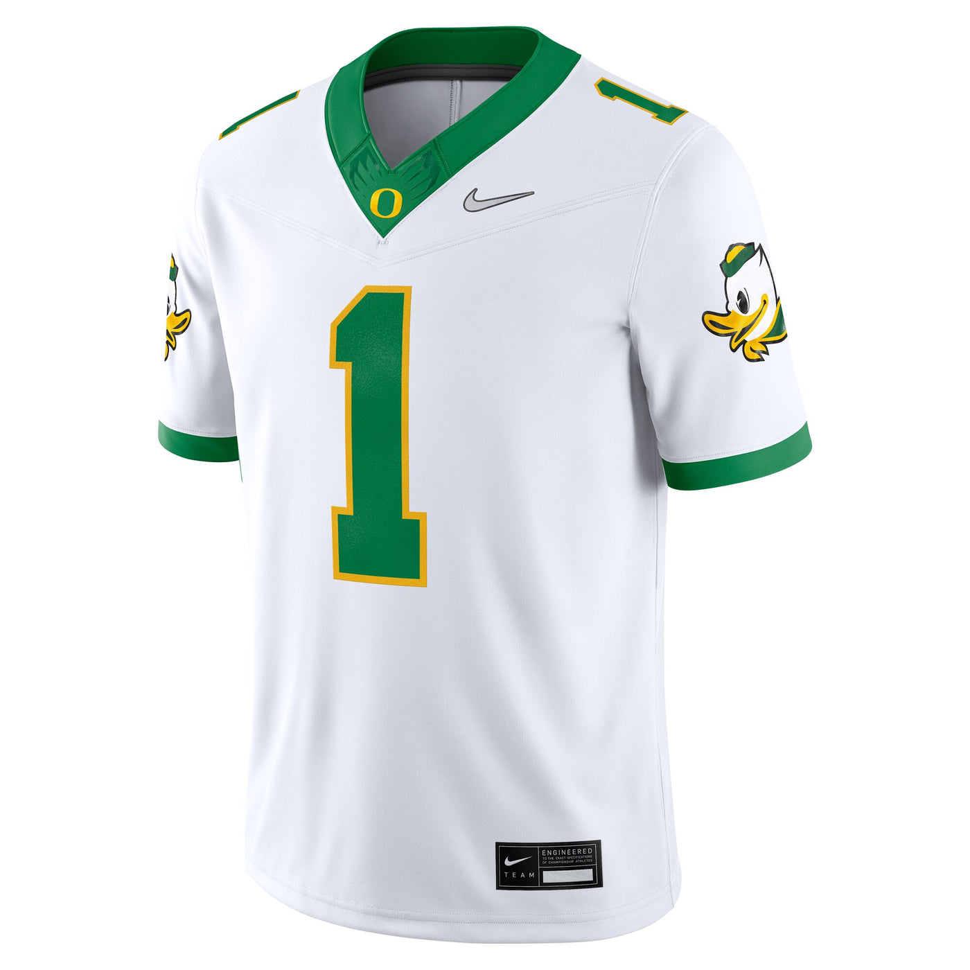 Nike White Oregon Ducks Alternate Game Jersey