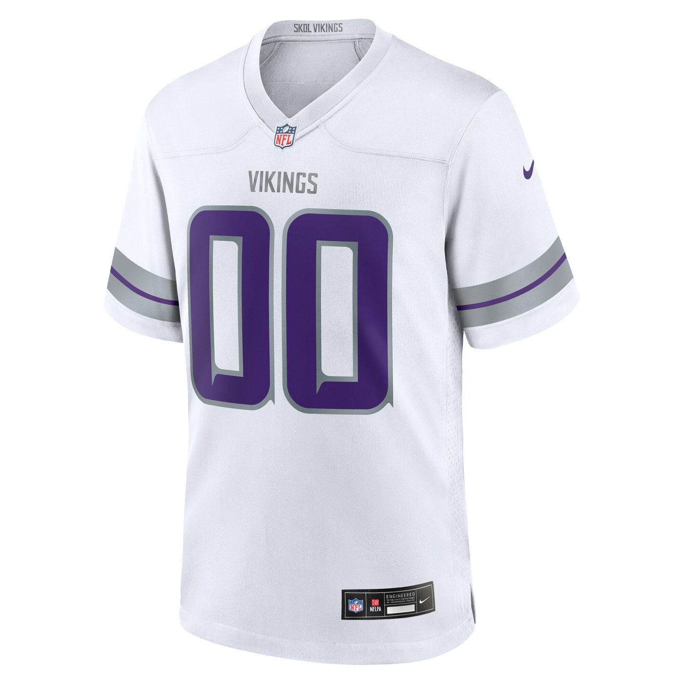 Minnesota Vikings Nike White Alternate Custom Game Jersey