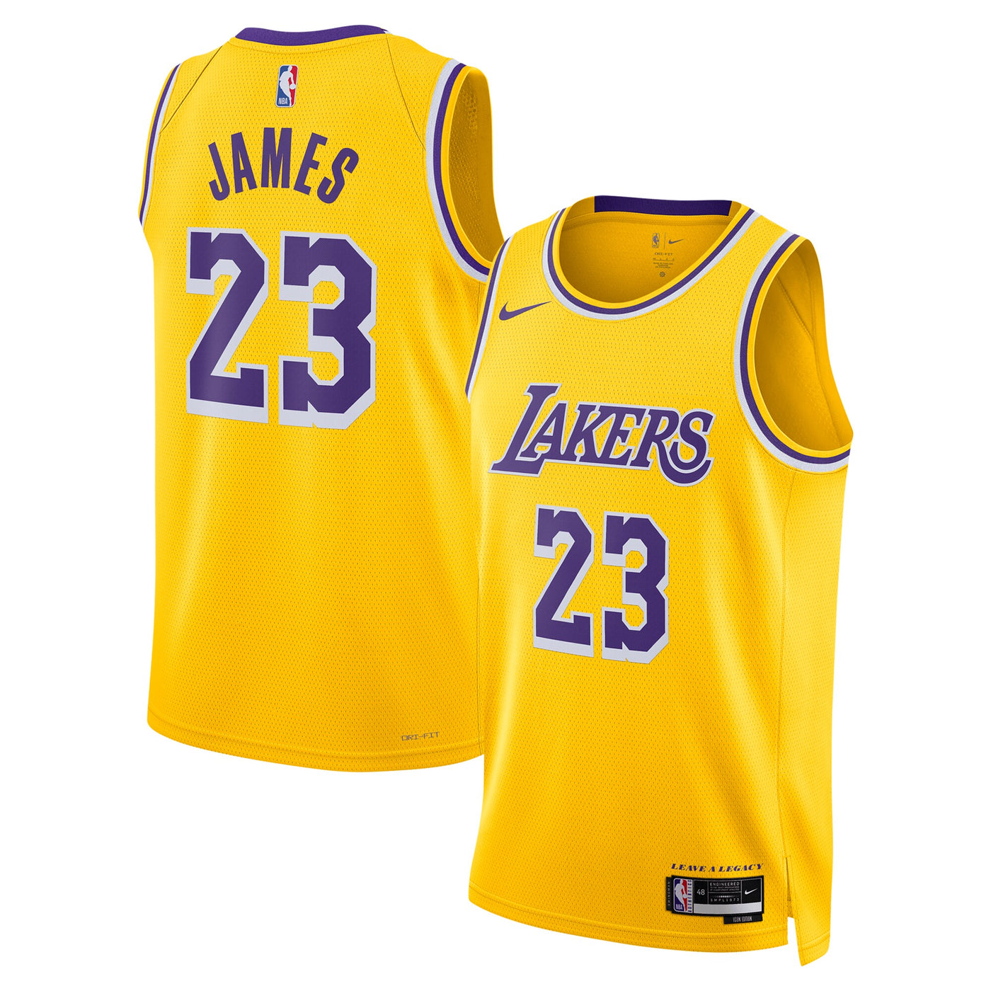 Los Angeles Lakers Nike Icon Swingman Jersey - Lebron James
