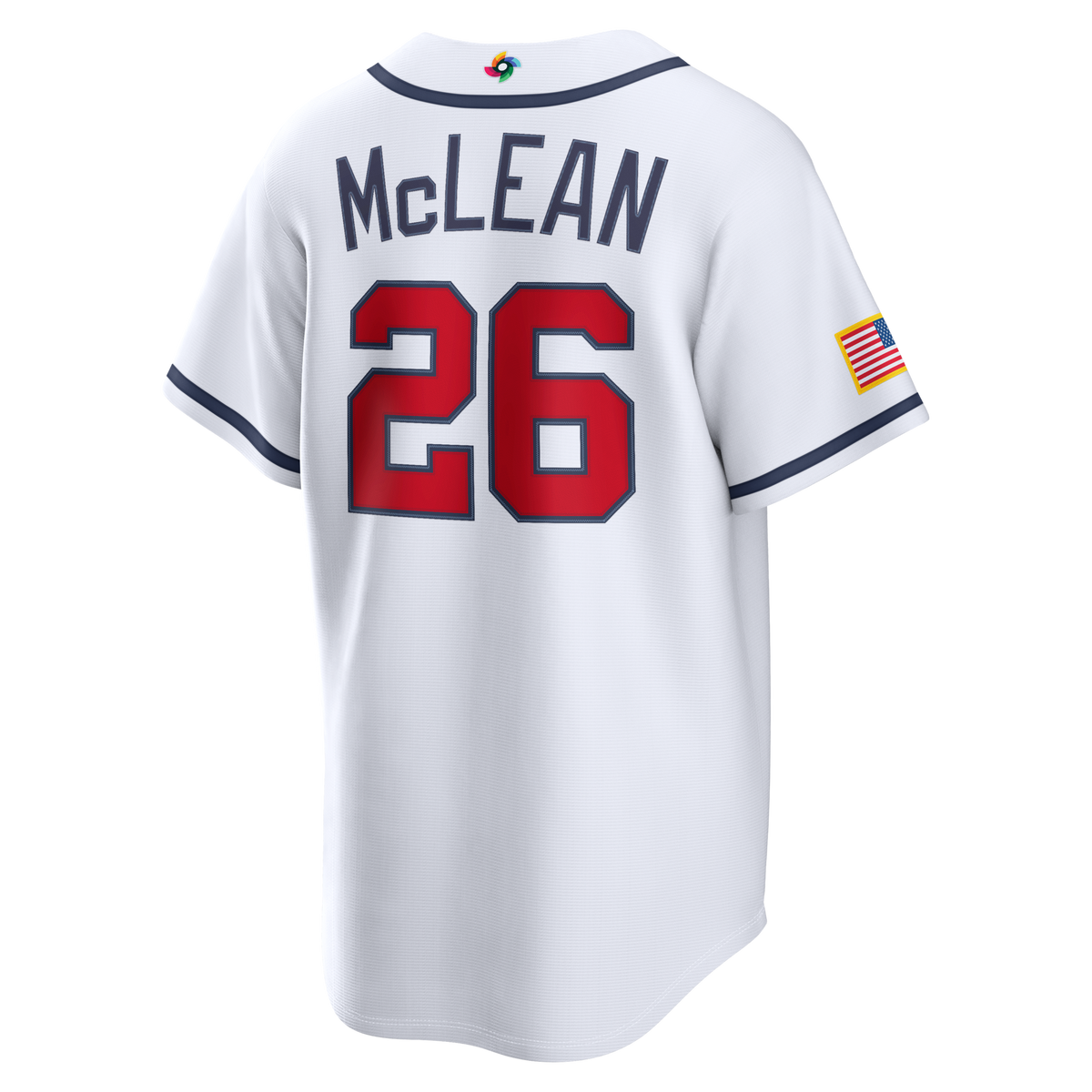 USA Baseball Nolan McLean White 2026 World Baseball Classic Home Stadium Jersey