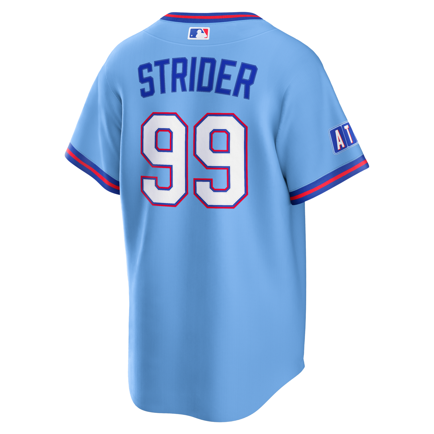 Atlanta Braves Spencer Strider Nike Powder Blue 2026 City Connect Stadium Jersey