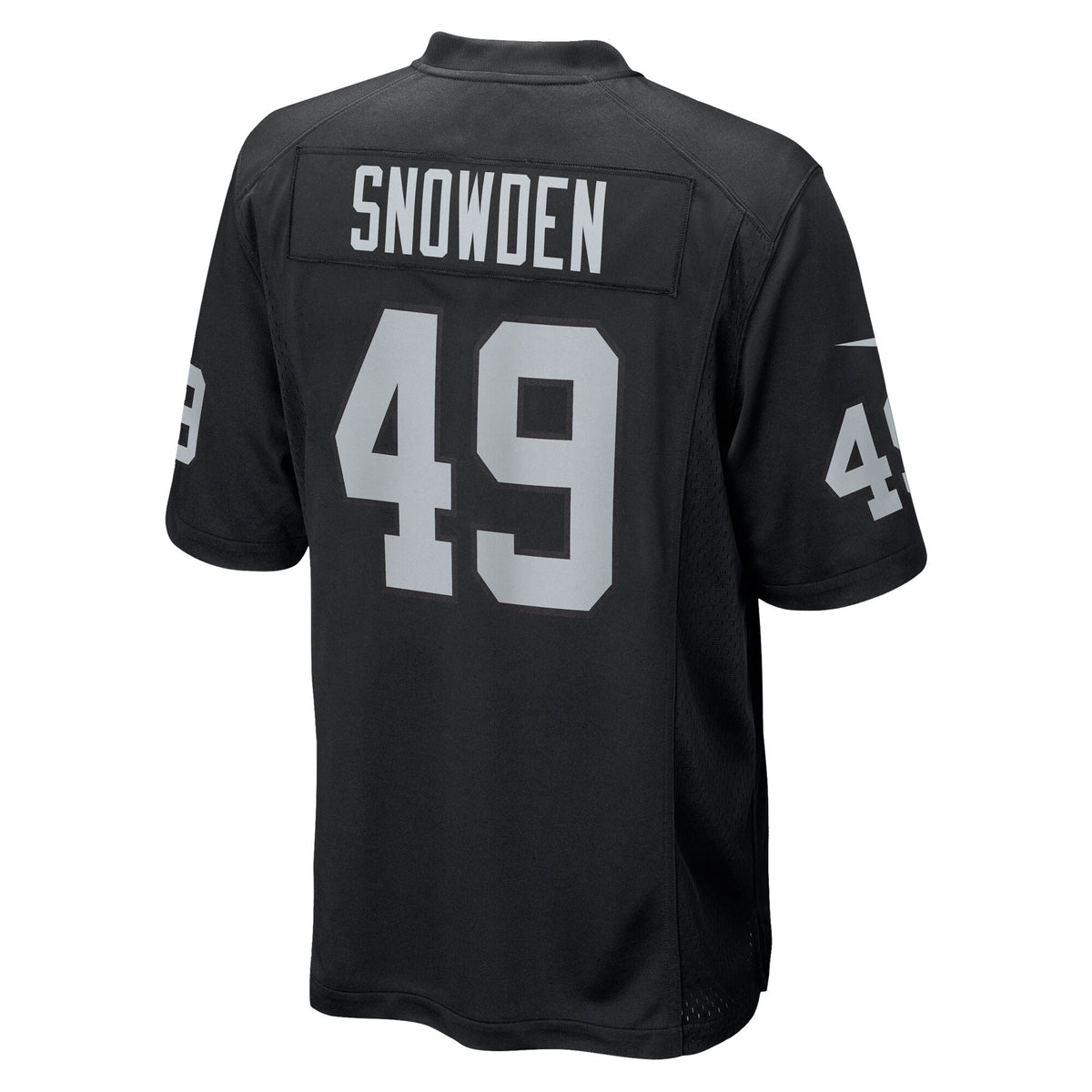 Las Vegas Raiders Charles Snowden Black Team Game Jersey