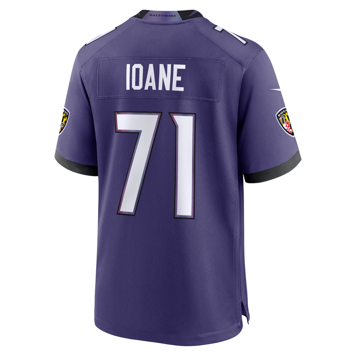 Baltimore Ravens Olaivavega Ioane Nike Purple 2026 NFL Draft First Round Pick No. 14 Team Game Jersey