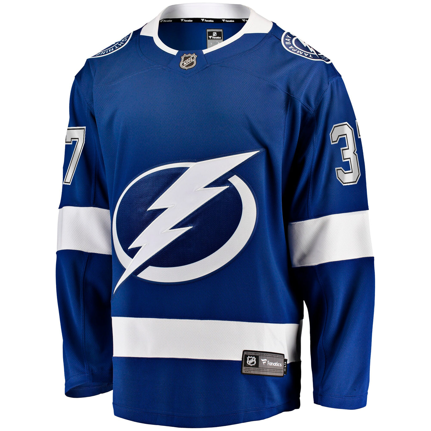Tampa Bay Lightning Yanni Gourde Fanatics Blue Home Breakaway Jersey