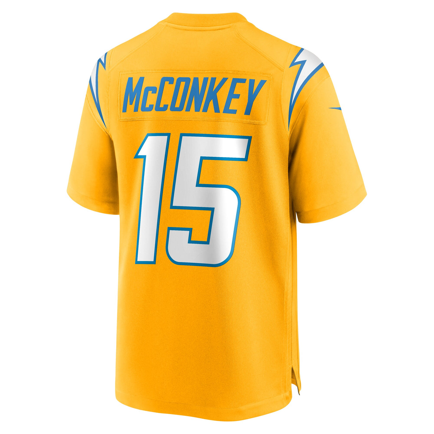 Los Angeles Chargers Ladd McConkey Nike Gold Alternate Charger Power Game Player Jersey