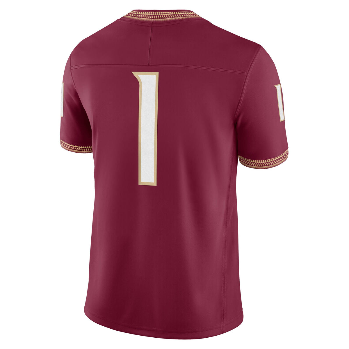 #1 Florida State Seminoles Home Vapor F.U.S.E. Stitched Limited Jersey - Garnet