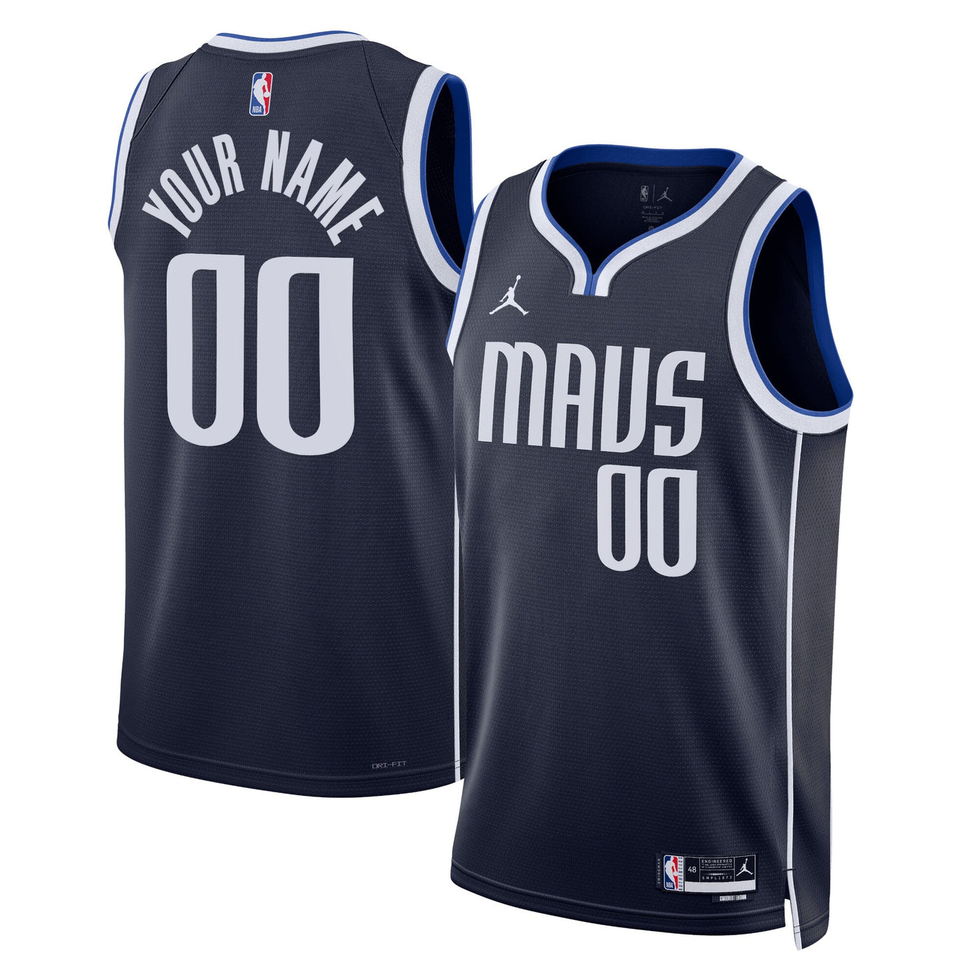 Dallas Mavericks Jordan Statement Swingman Jersey - Custom