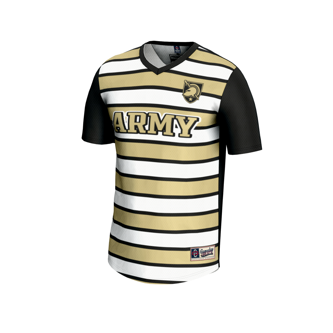 GameDay Greats #1 Black Army Black Knights Lightweight Soccer Fashion Jersey