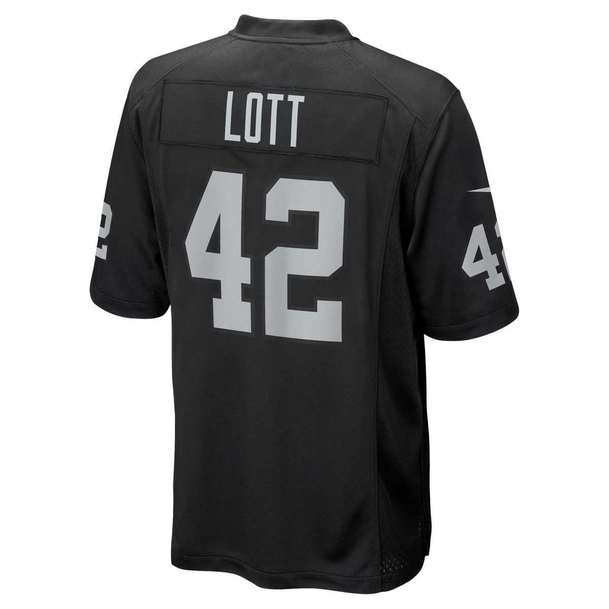Las Vegas Raiders Ronnie Lott Black Game Retired Player Jersey