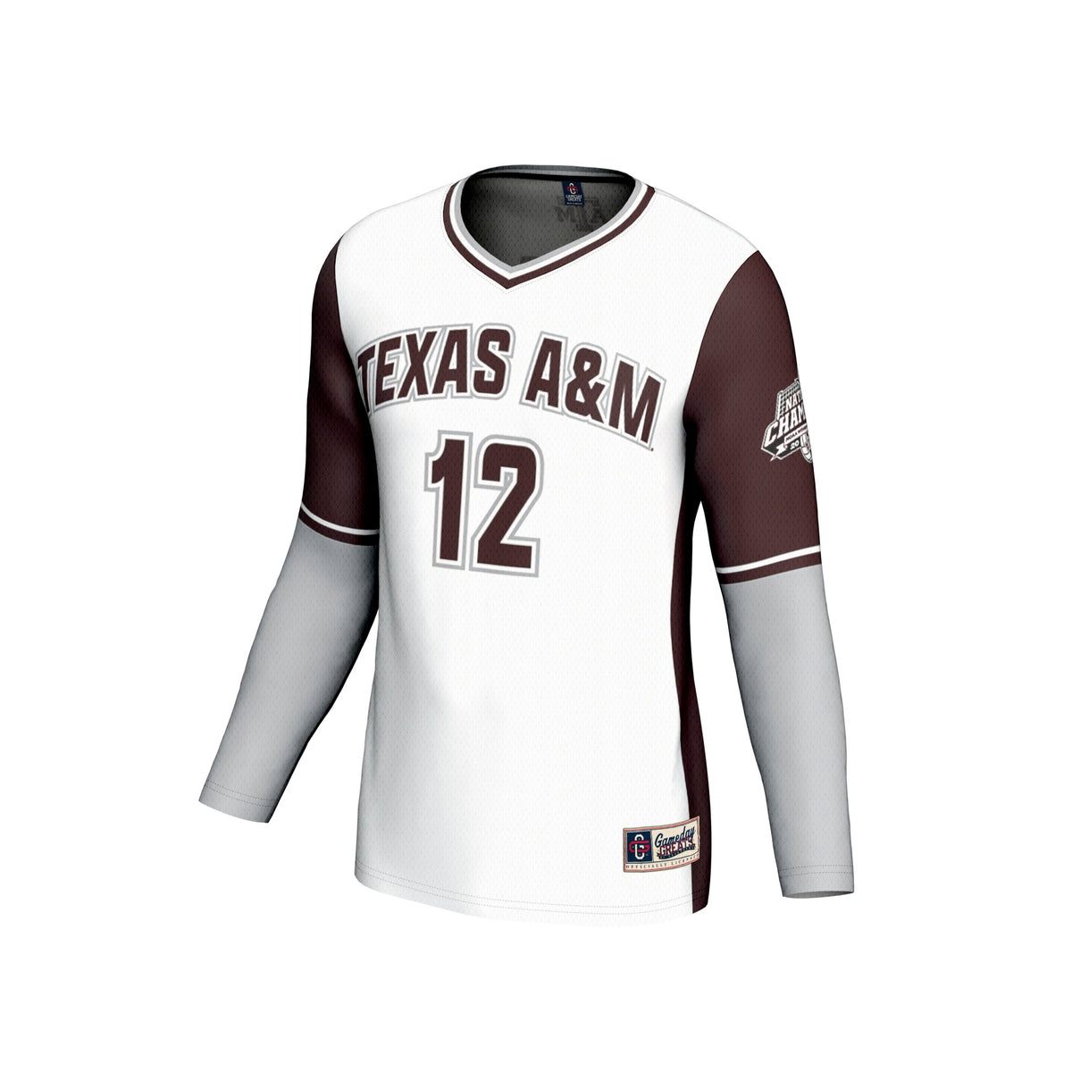 Texas A&M Aggies GameDay Greats 2025 NCAA Volleyball National Champions Commemorative Fashion Jersey - White