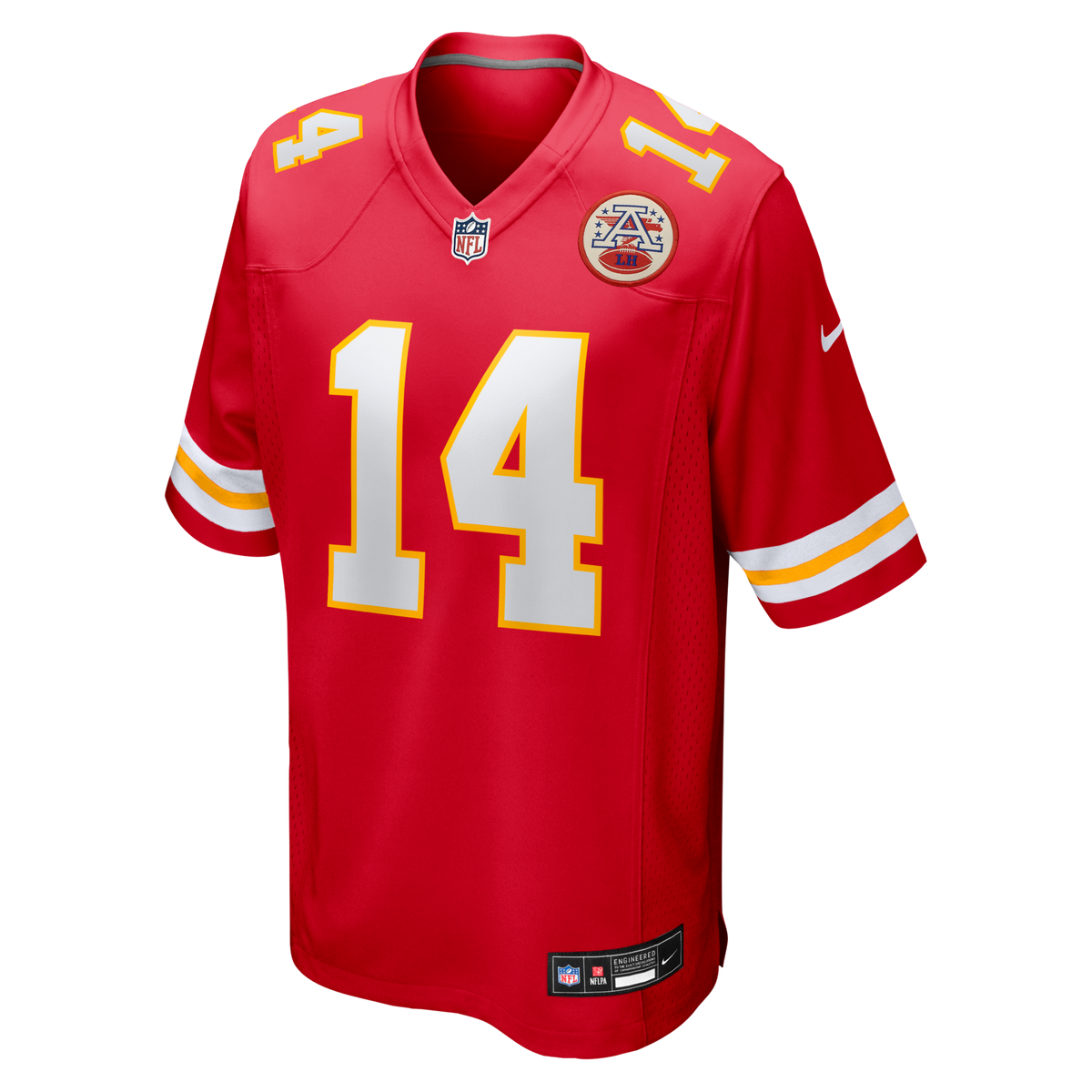Kansas City Chiefs Garrett Nussmeier Red Game Jersey