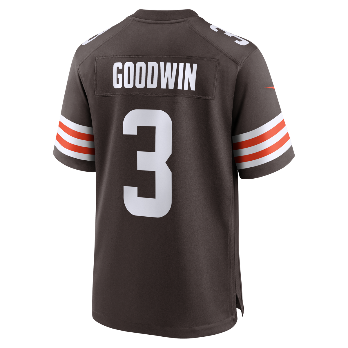 Cleveland Browns Marquise Goodwin Brown Team Game Jersey