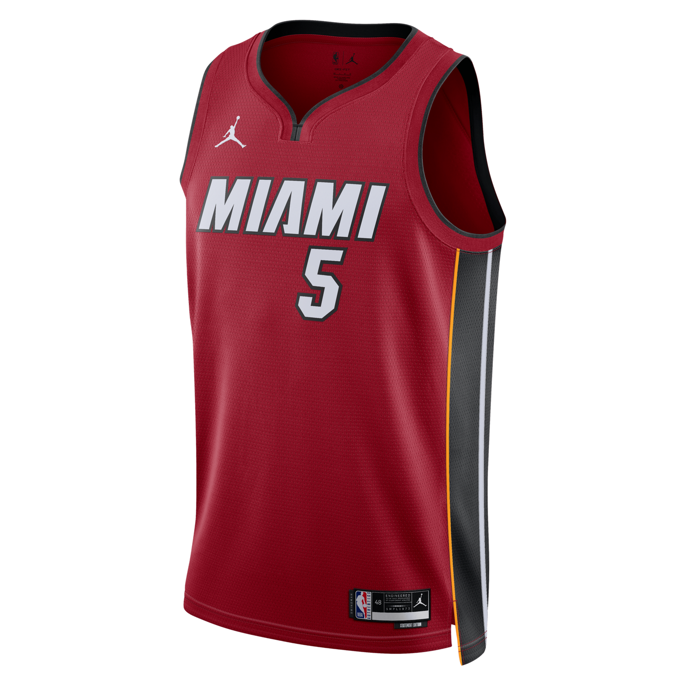 Miami Heat Jordan Brand Statement Edition Swingman Jersey - Red - Nikola Jović