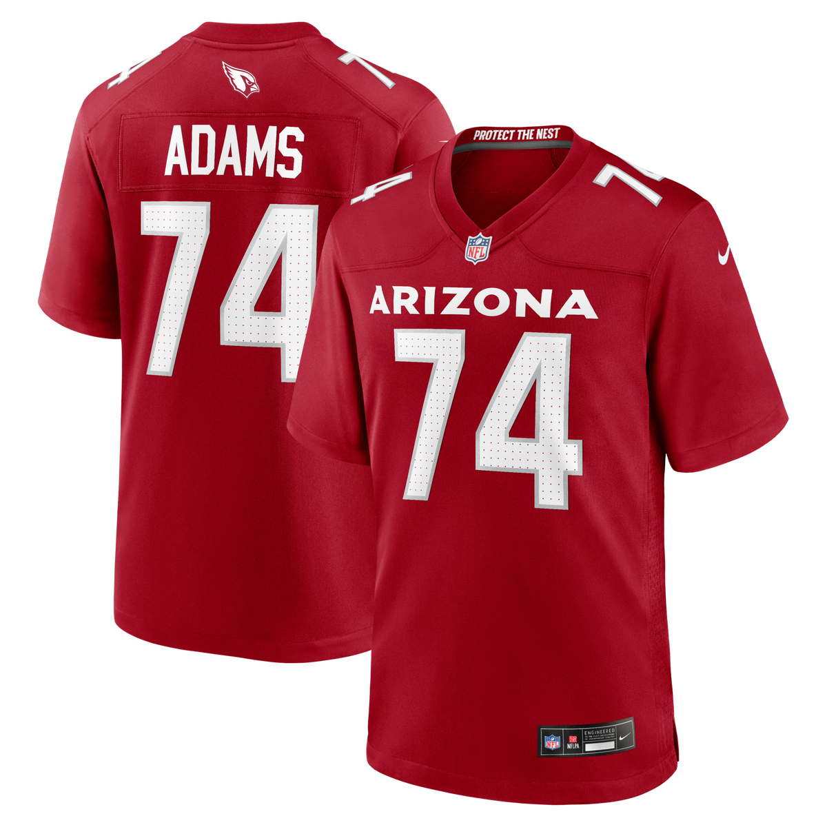 Arizona Cardinals Isaiah Adams Cardinal Team Game Jersey