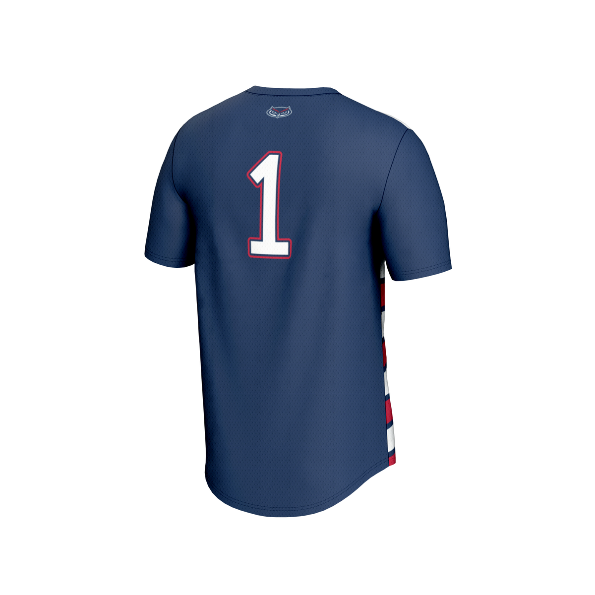 #1 Florida Atlantic Owls GameDay Greats Lightweight Collegiate Soccer Fashion Jersey - Navy/Red