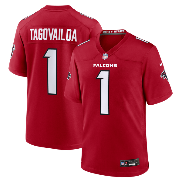Atlanta Falcons Tua Tagovailoa Nike Red Game Jersey