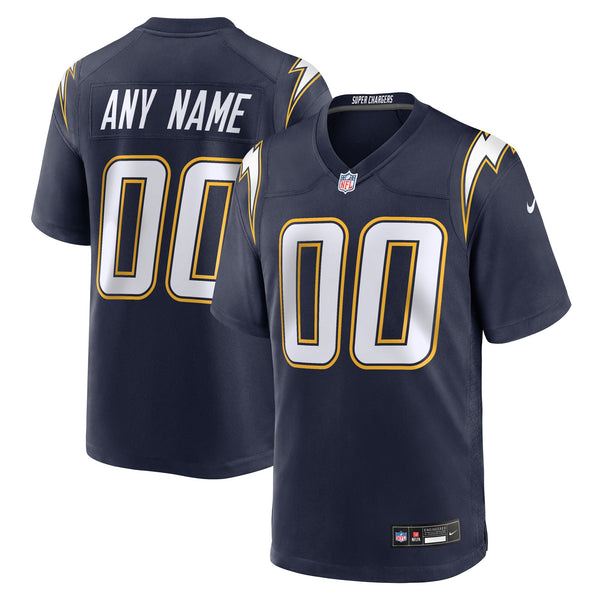Los Angeles Chargers Nike Navy Alternate Super Chargers Game Custom Jersey