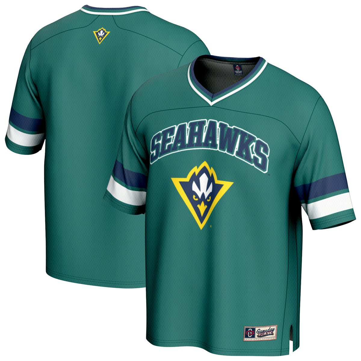 UNC Wilmington Seahawks GameDay Greats Football Jersey - Teal