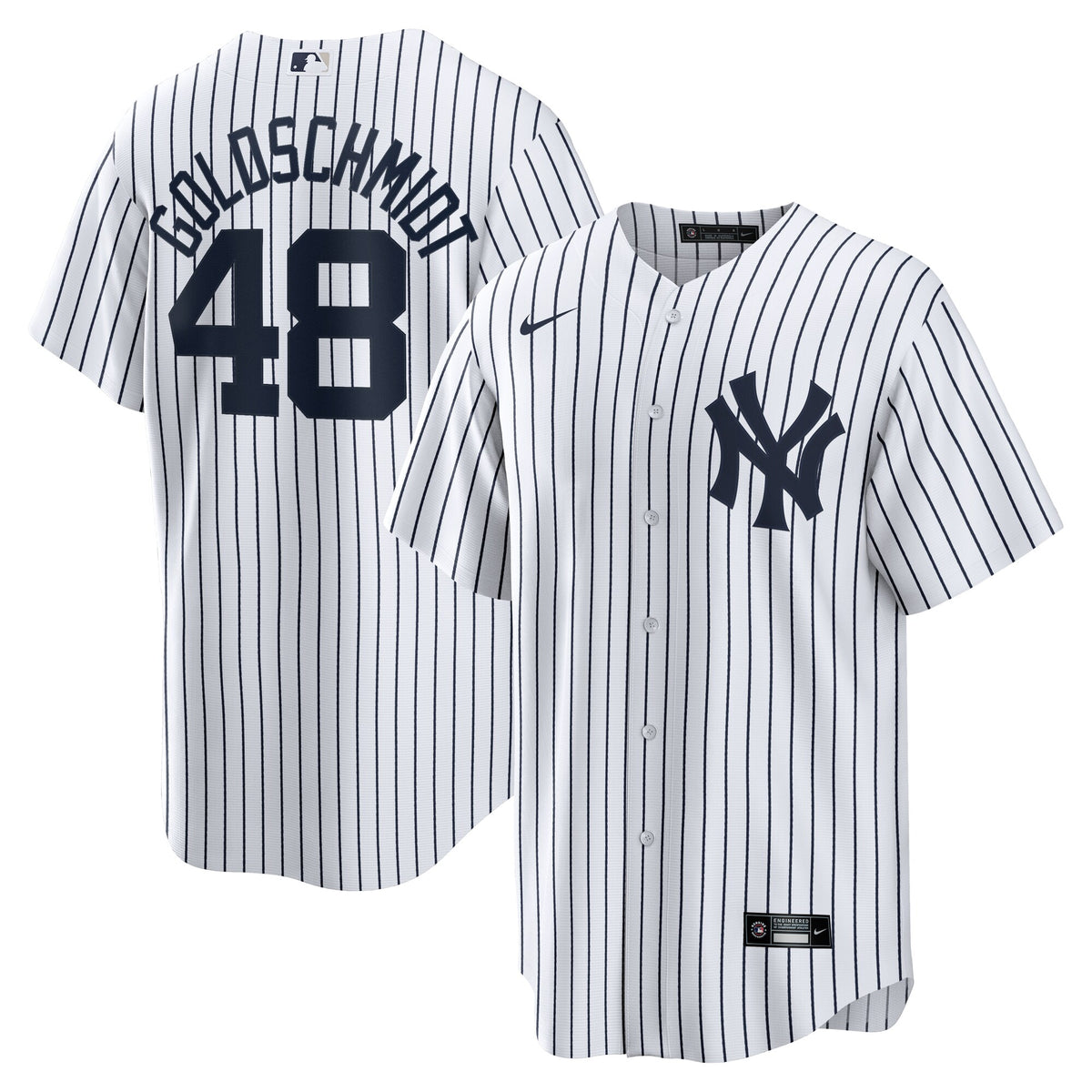 New York Yankees Paul Goldschmidt White Home Replica Jersey
